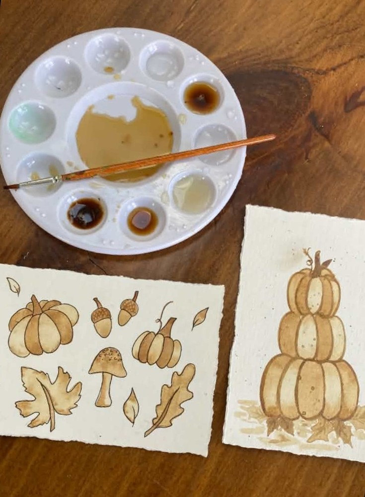 Fall Coffee Watercolor Workshop